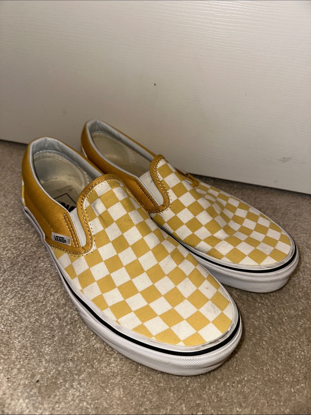 Vans checkerboard slip-on shoes